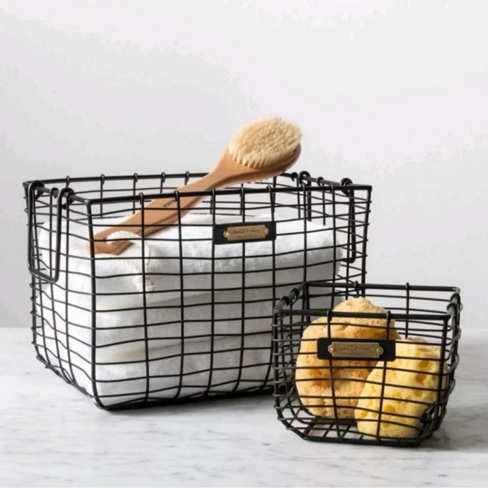 EUC Medium Wire Storage Basket Hearth & Hand by Magnolia